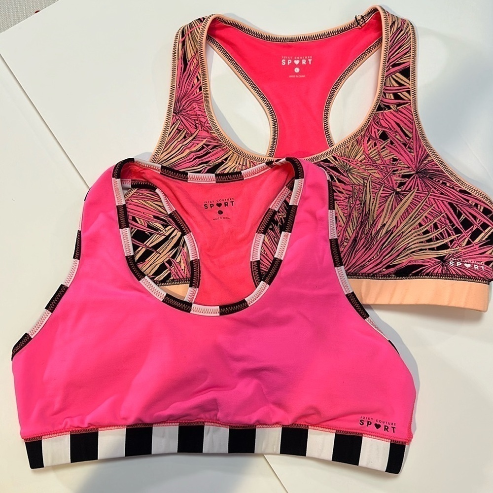 Lot of 2 Juicy Couture Sports Bras
